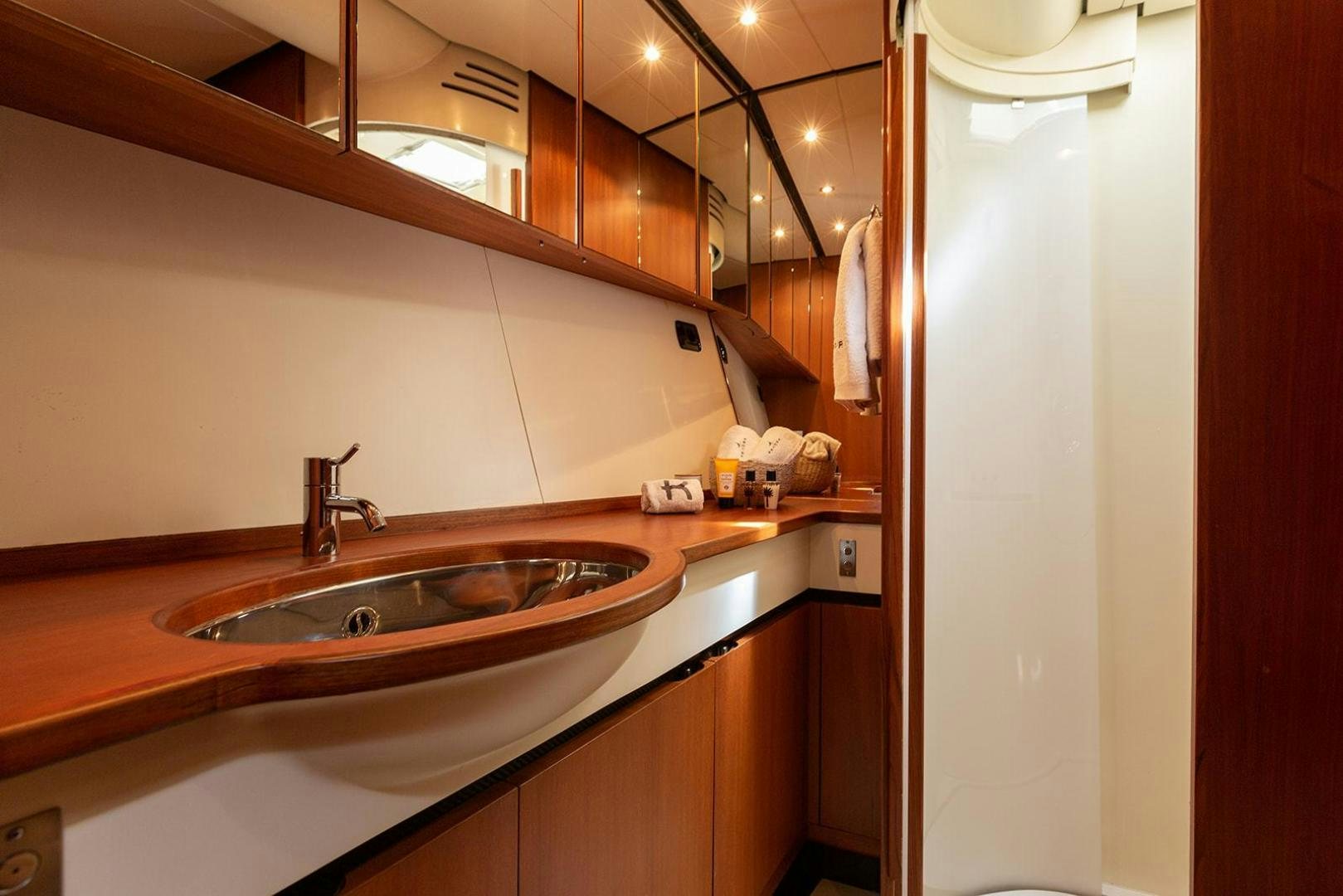 a sink in a kitchen aboard KENORA Yacht for Sale
