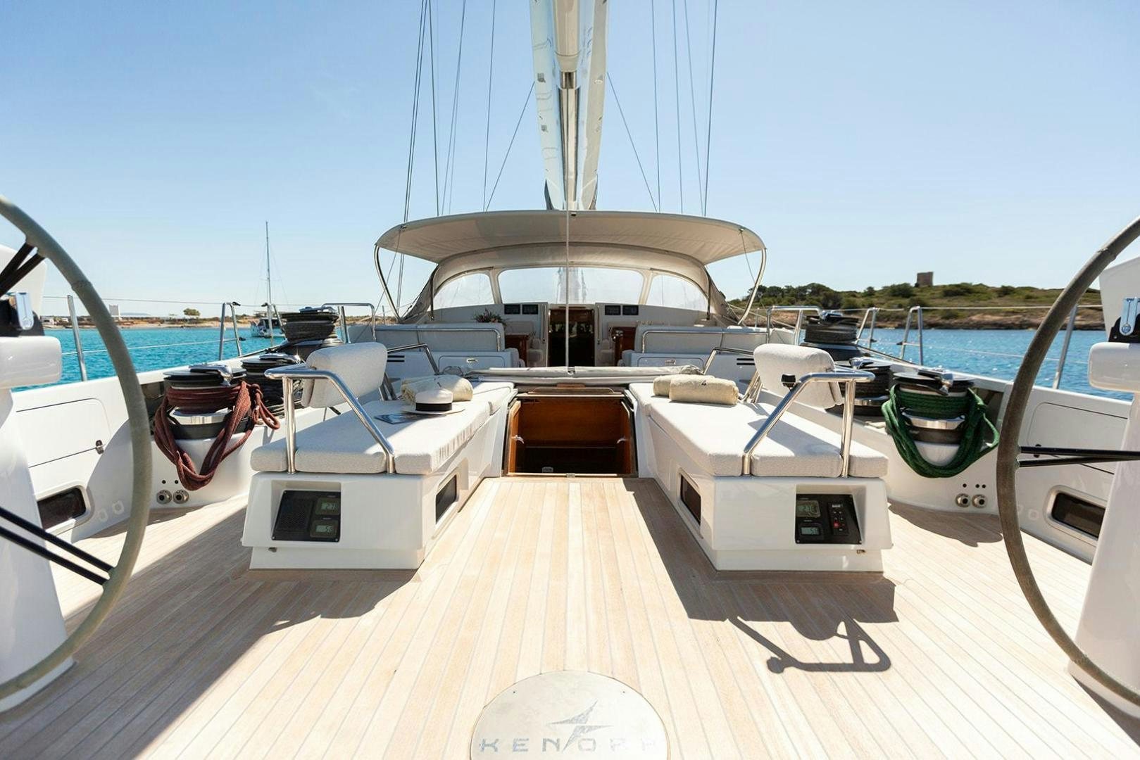 a boat on a dock aboard KENORA Yacht for Sale