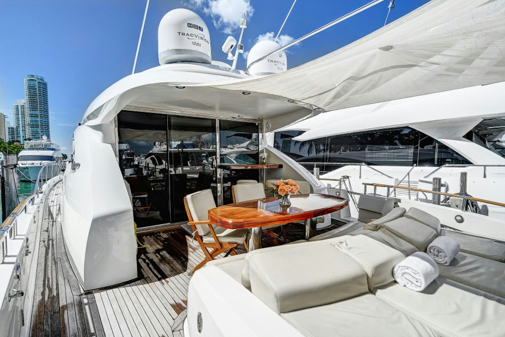 a boat on the water aboard LADY H Yacht for Sale