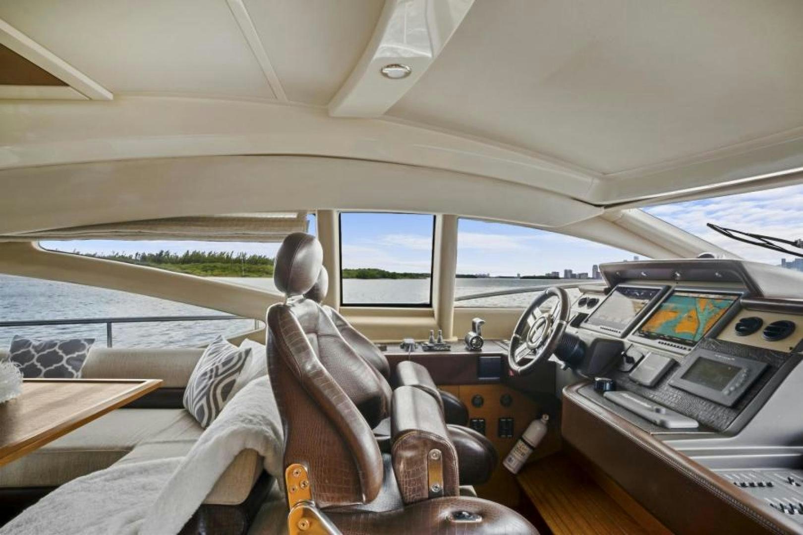inside of a plane aboard WICKED Yacht for Sale