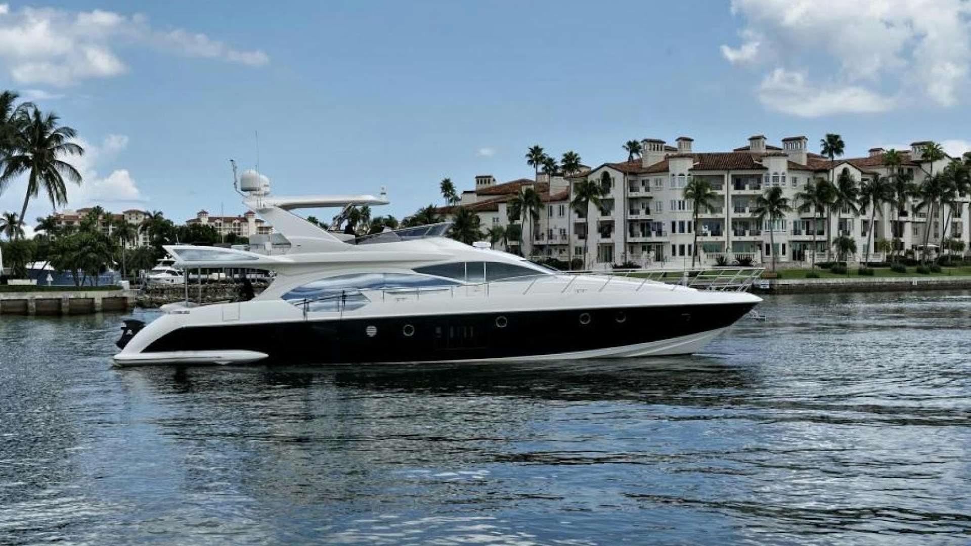 a boat in the water aboard WICKED Yacht for Sale