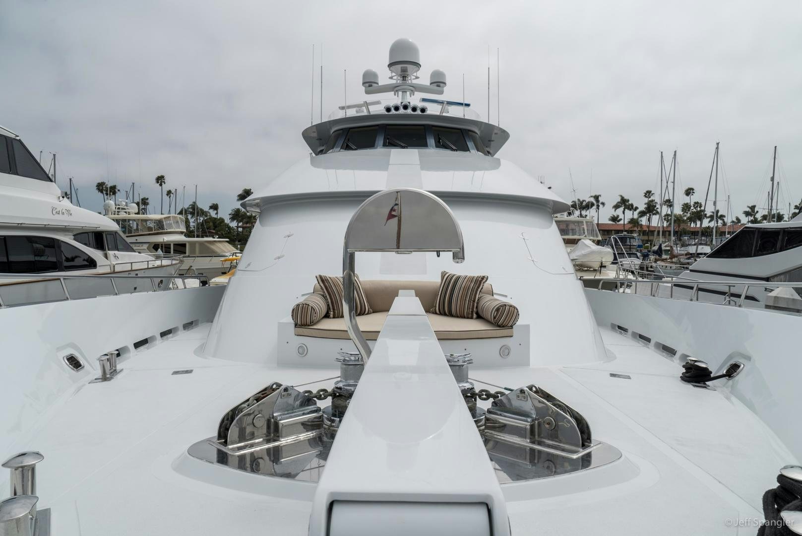 a boat in the snow aboard LIFE OF RILEY Yacht for Sale