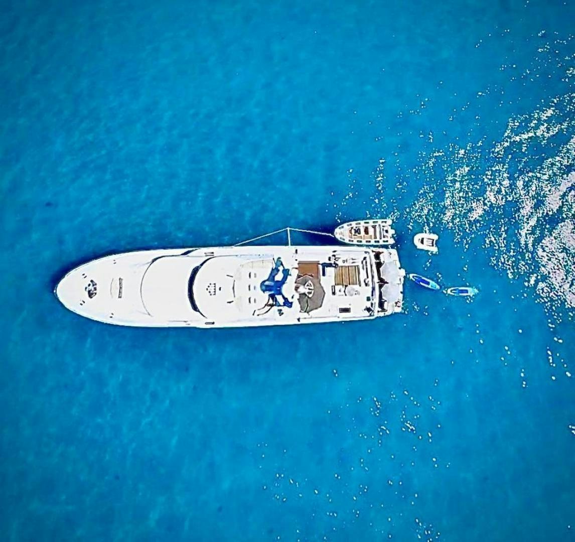 a boat in the water aboard LIFE OF RILEY Yacht for Sale