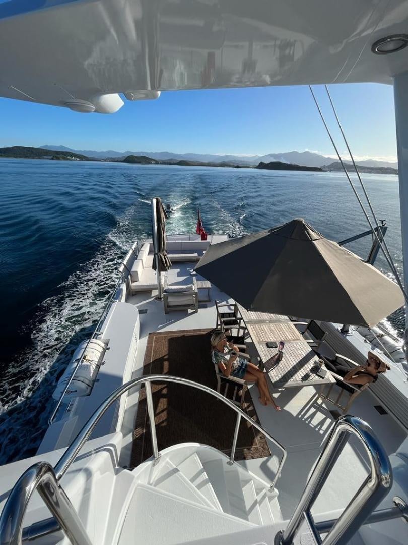 a boat with people on it aboard LIFE OF RILEY Yacht for Sale