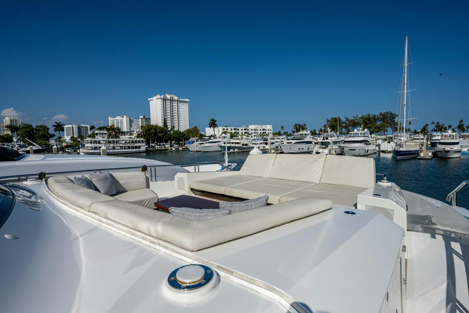a boat in the water aboard SEAMENT Yacht for Sale