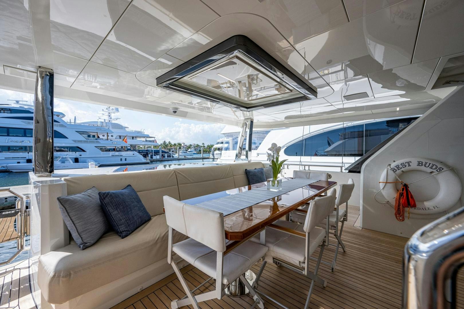 inside of a yacht aboard SEAMENT Yacht for Sale