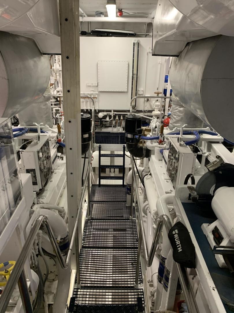 a room with several machines aboard MONACO Yacht for Sale