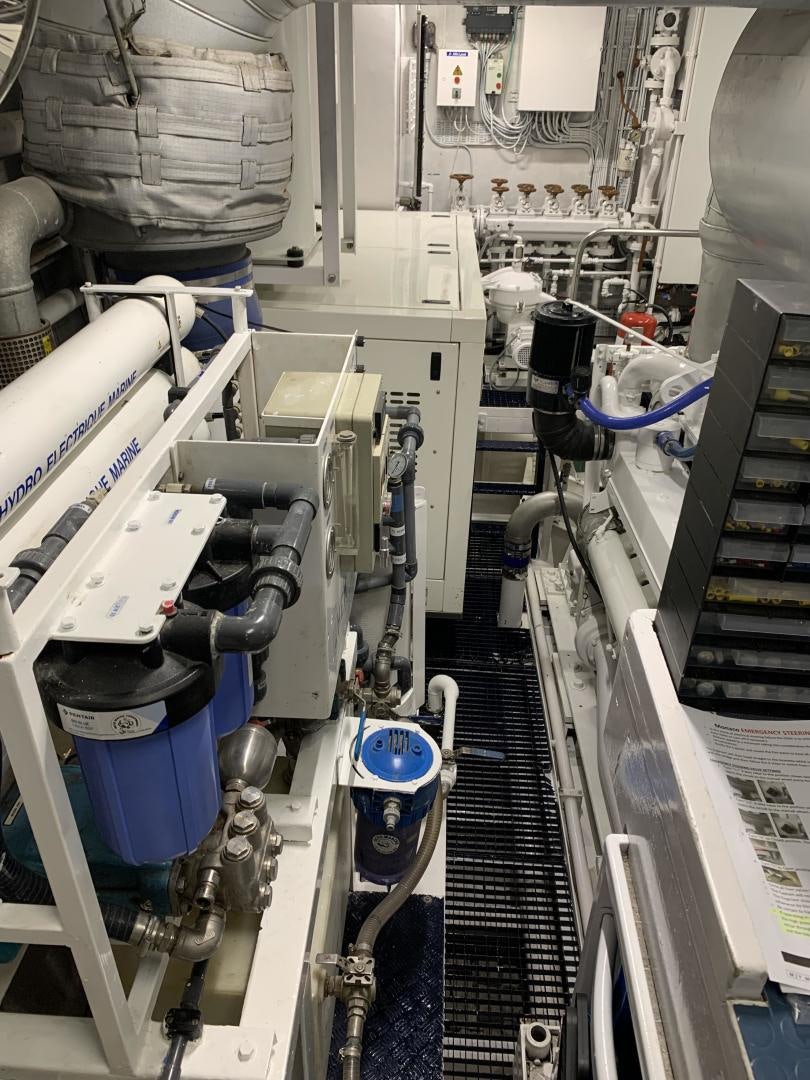 a close-up of a machine aboard MONACO Yacht for Sale