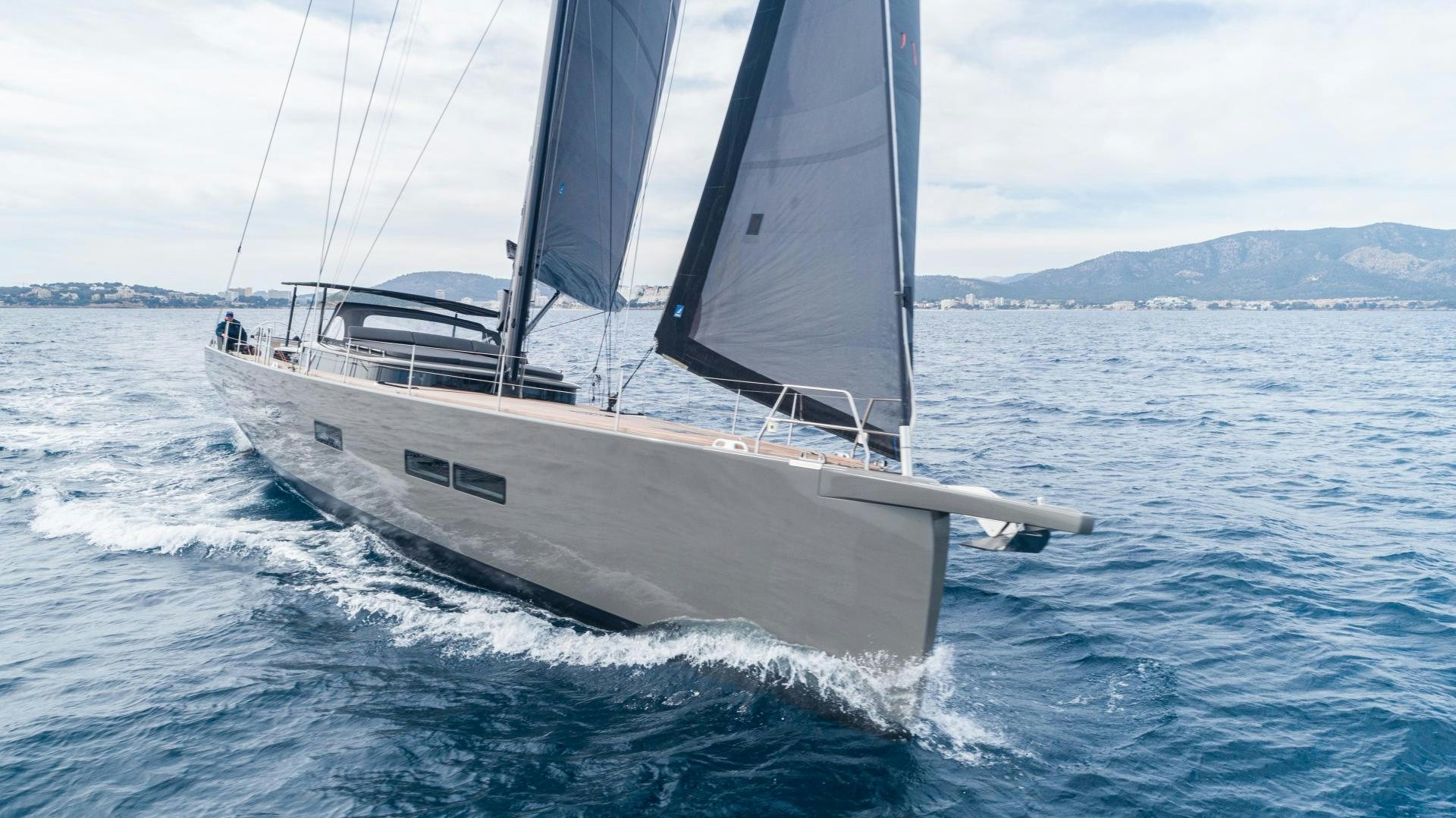 a boat on the water aboard CIN CIN Yacht for Sale