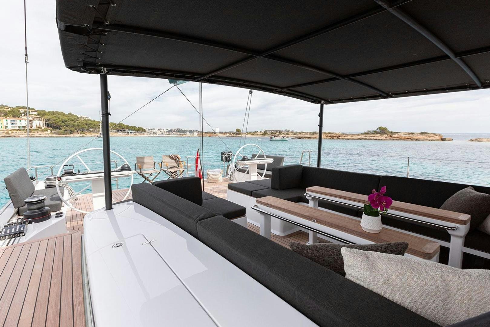 a boat on the water aboard CIN CIN Yacht for Sale