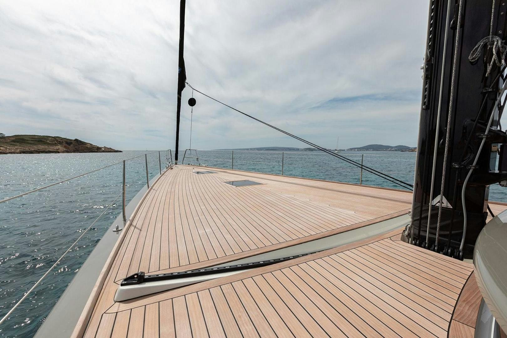 a boat on the water aboard CIN CIN Yacht for Sale