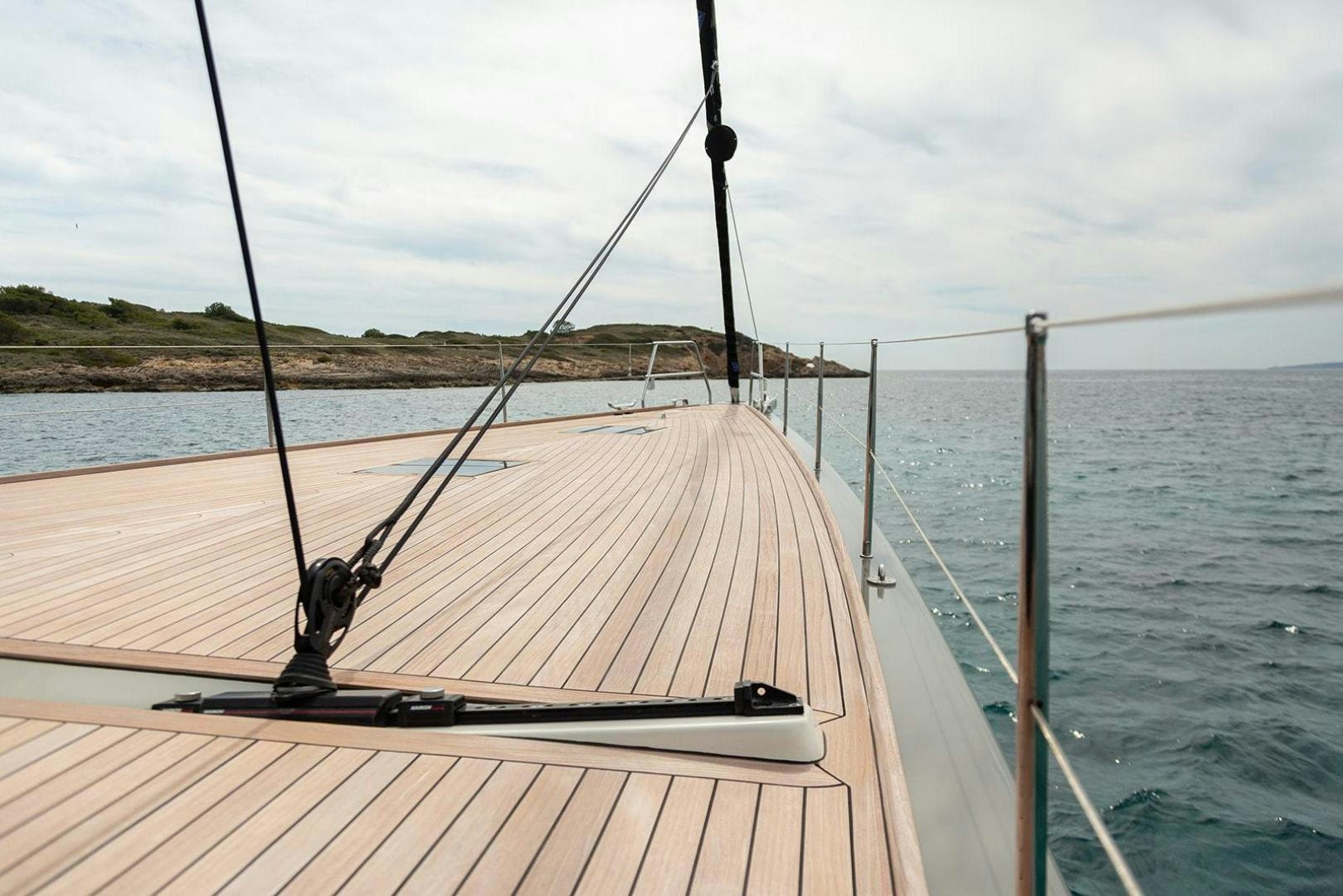 a boat on the water aboard CIN CIN Yacht for Sale