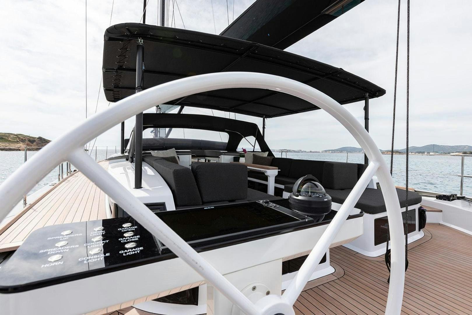 a boat on the water aboard CIN CIN Yacht for Sale