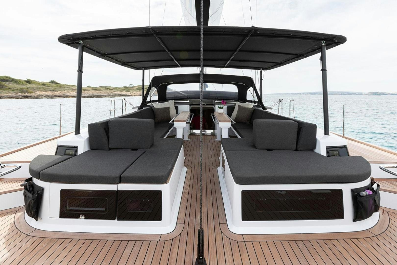 a boat on the water aboard CIN CIN Yacht for Sale