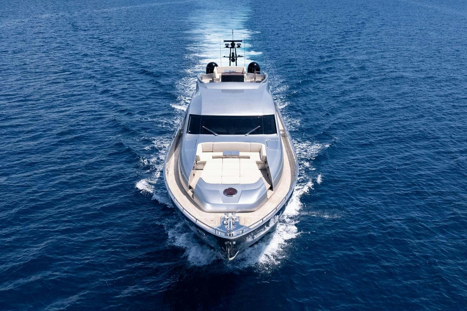 a boat in the water aboard IMAGINE Yacht for Sale
