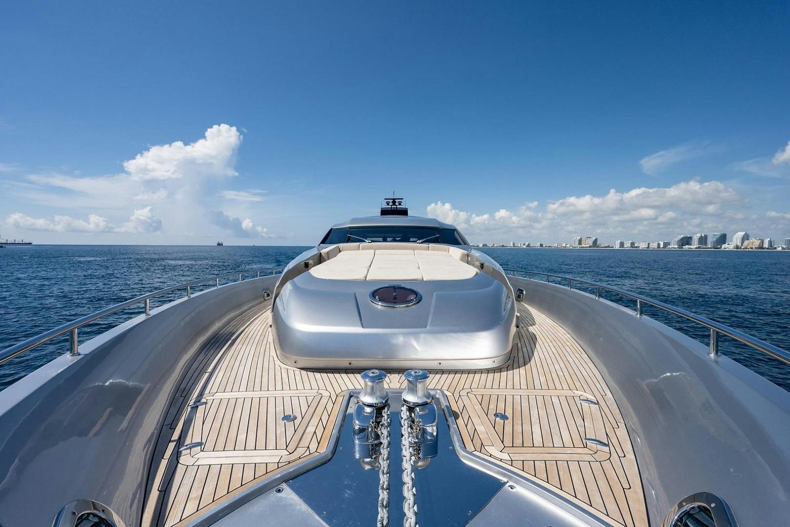 a boat on the water aboard IMAGINE Yacht for Sale