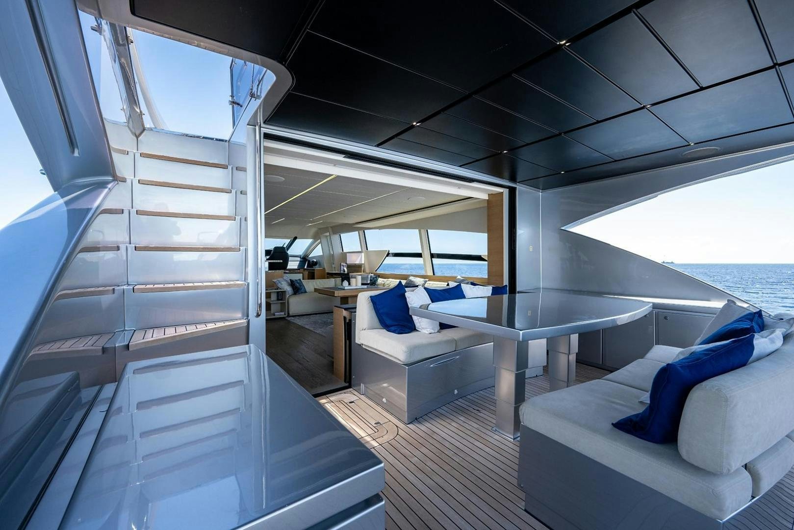inside of a boat aboard IMAGINE Yacht for Sale