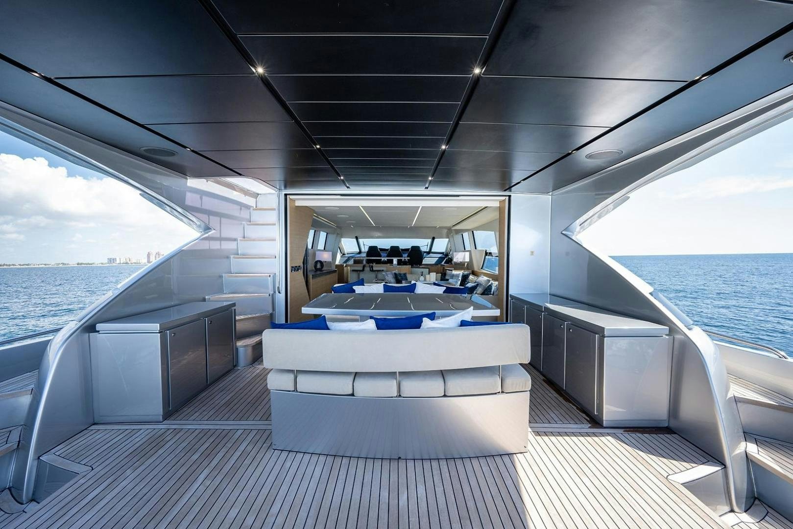 a boat on the water aboard IMAGINE Yacht for Sale