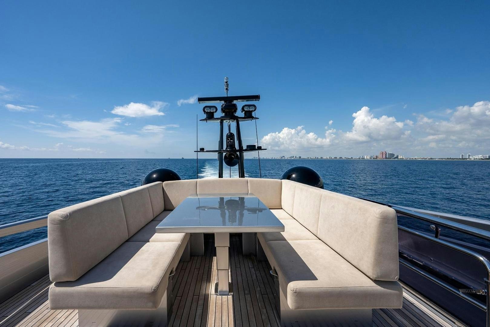 a boat on the water aboard IMAGINE Yacht for Sale