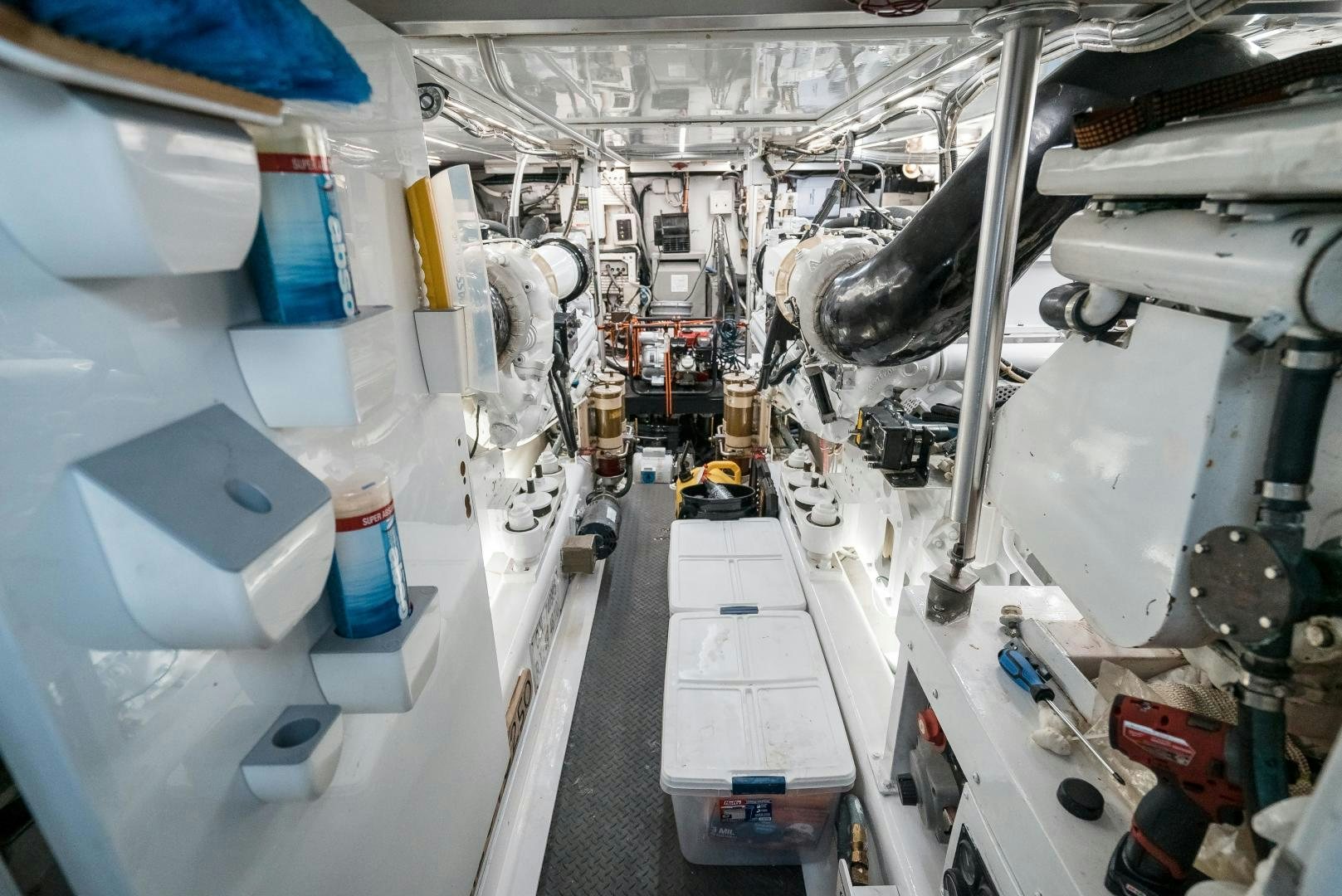 a room with machinery aboard CAPITAN MORGAN  Yacht for Sale