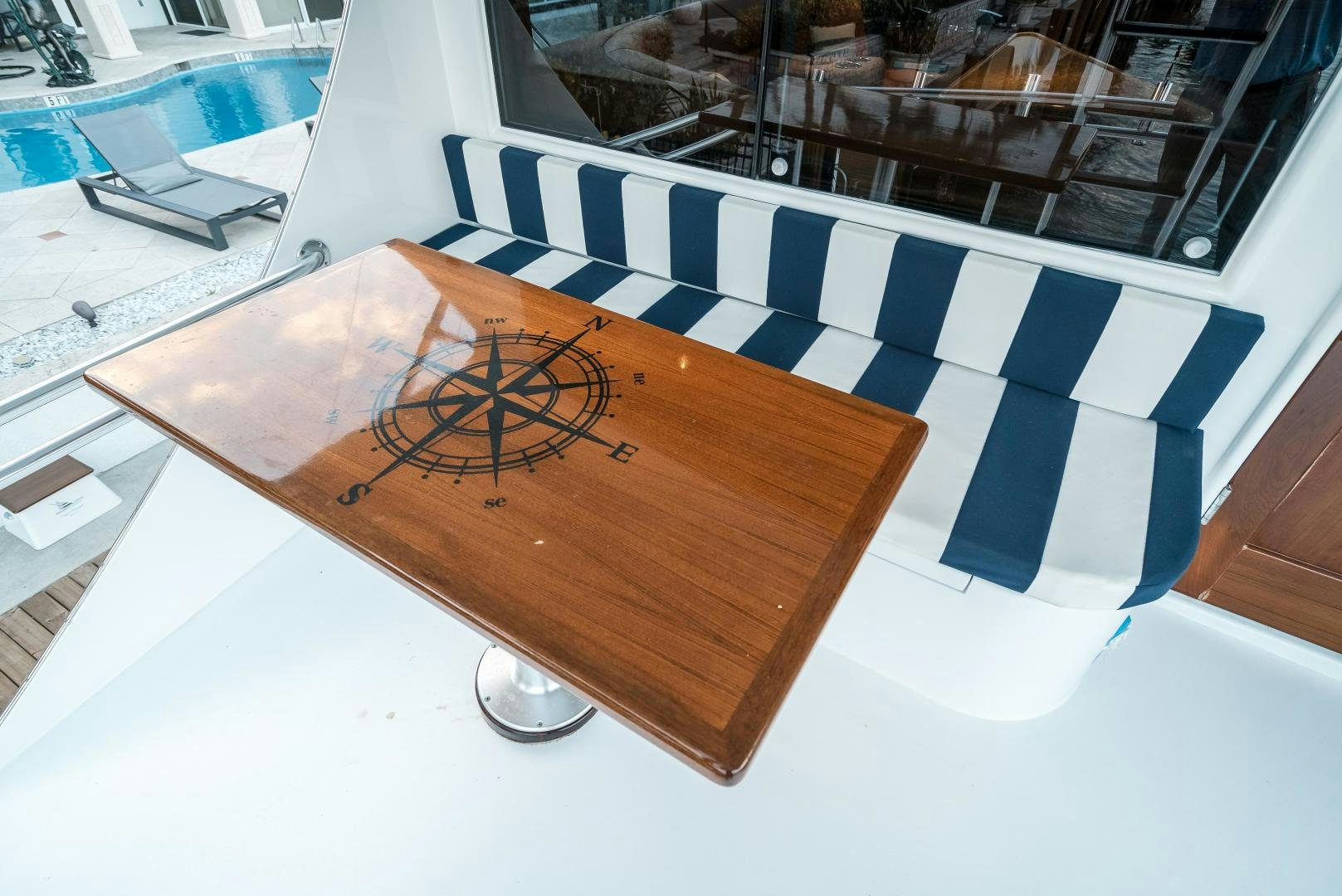 a model of a house aboard CAPITAN MORGAN  Yacht for Sale