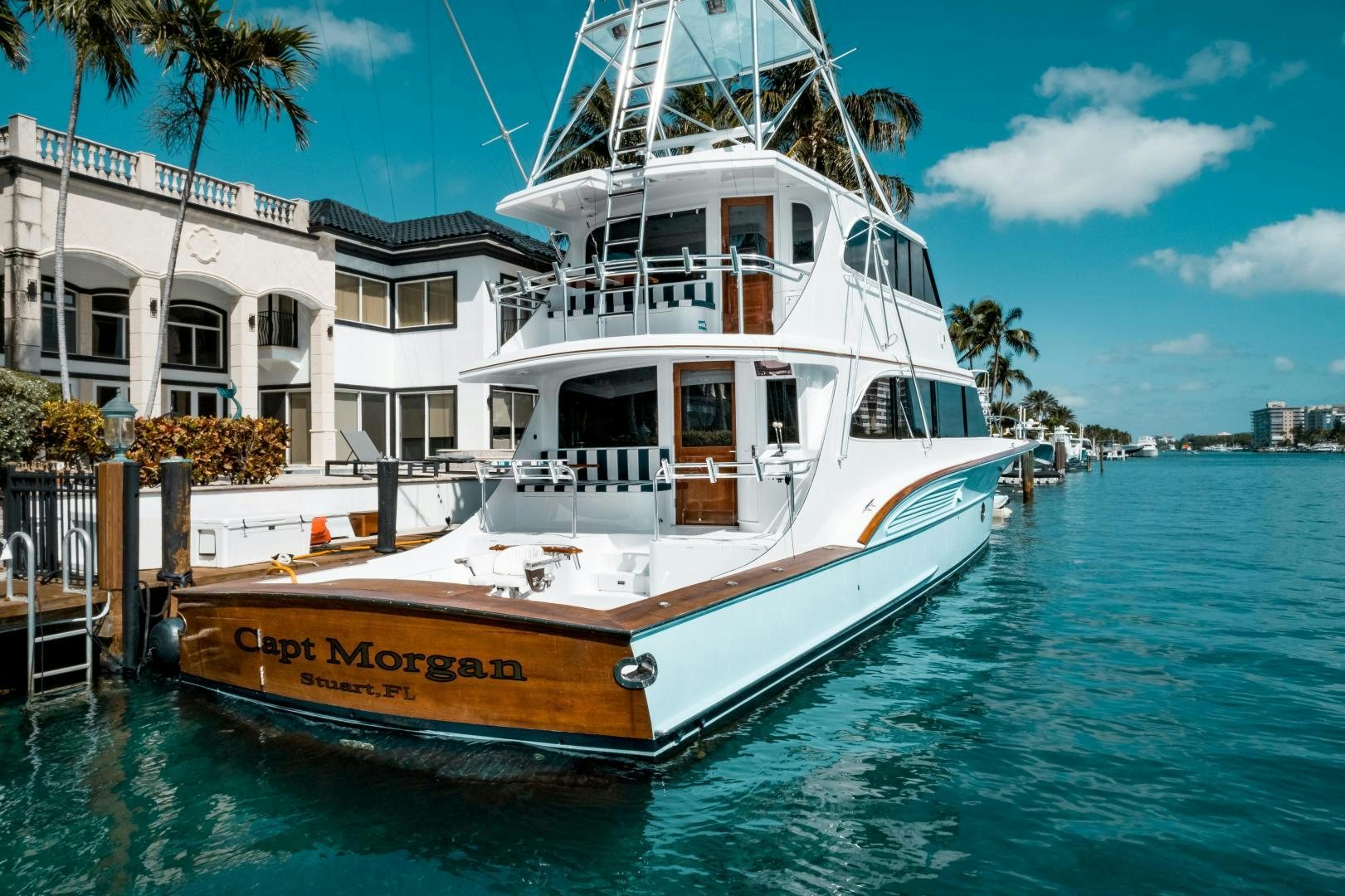a boat on the water aboard CAPITAN MORGAN  Yacht for Sale