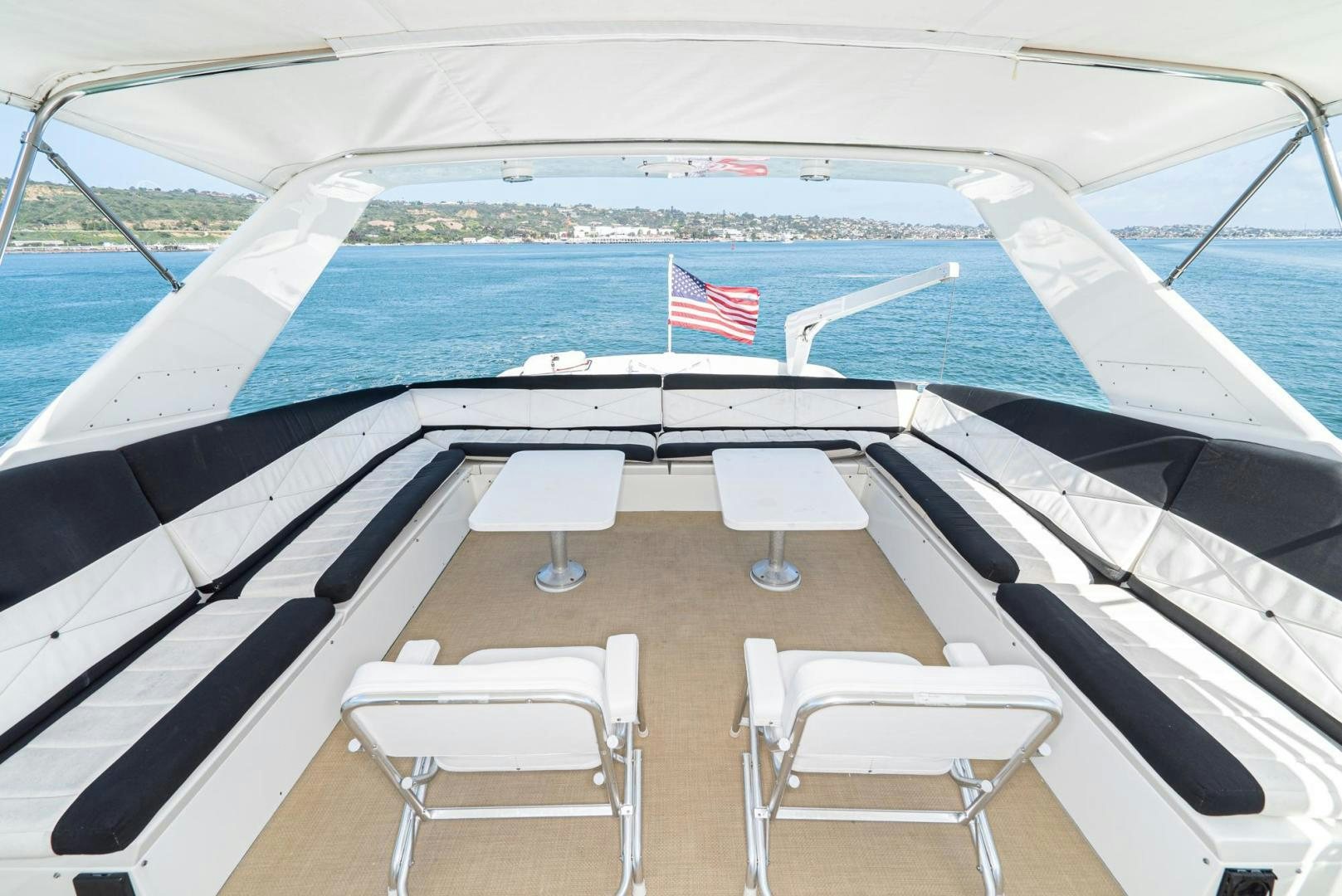 a boat on the water aboard IMAGINE Yacht for Sale