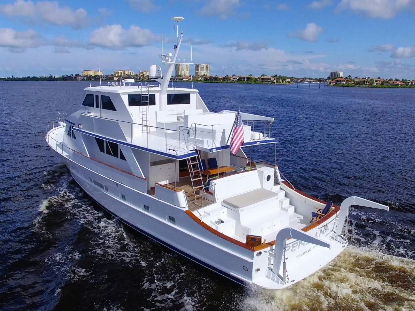 a boat on the water aboard PENDANA Yacht for Sale