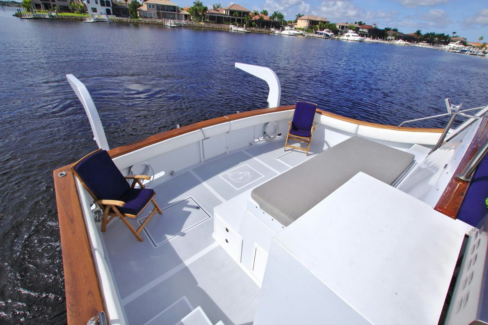 a person sitting on a boat aboard PENDANA Yacht for Sale