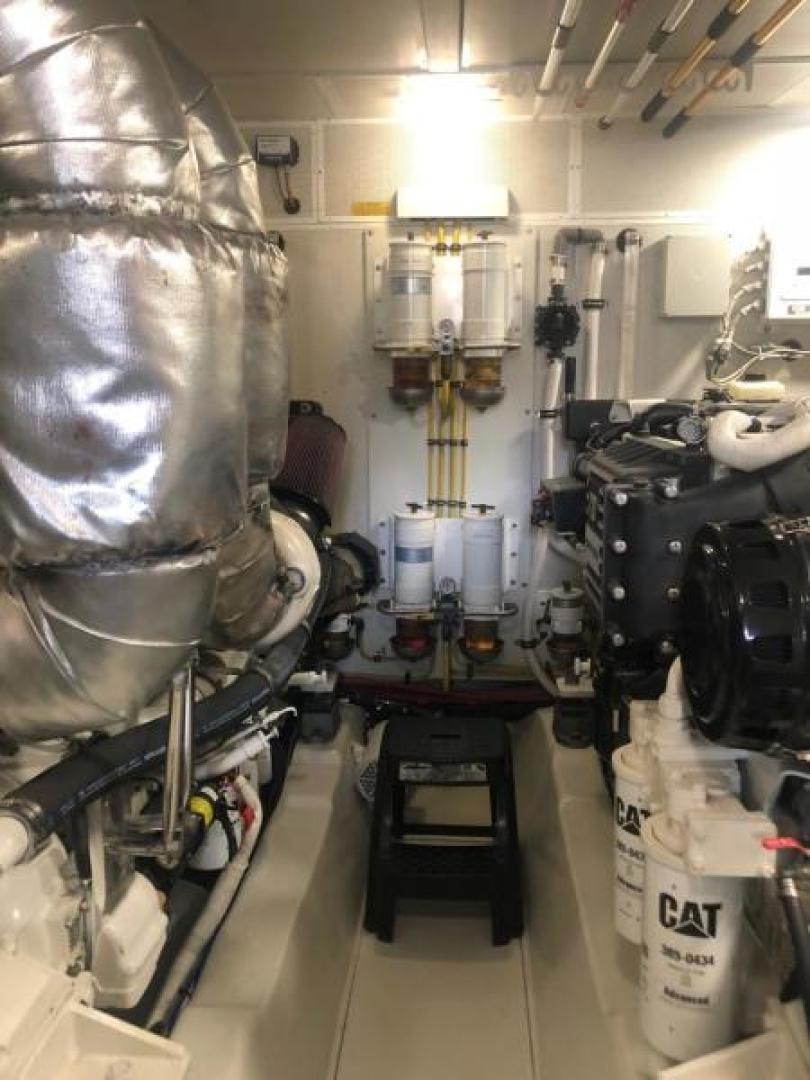 a room with machinery aboard CONDORS NEST Yacht for Sale