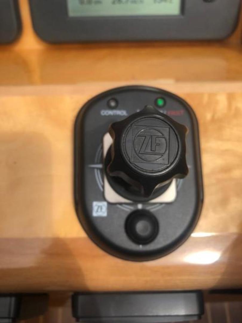 a black electronic device aboard CONDORS NEST Yacht for Sale