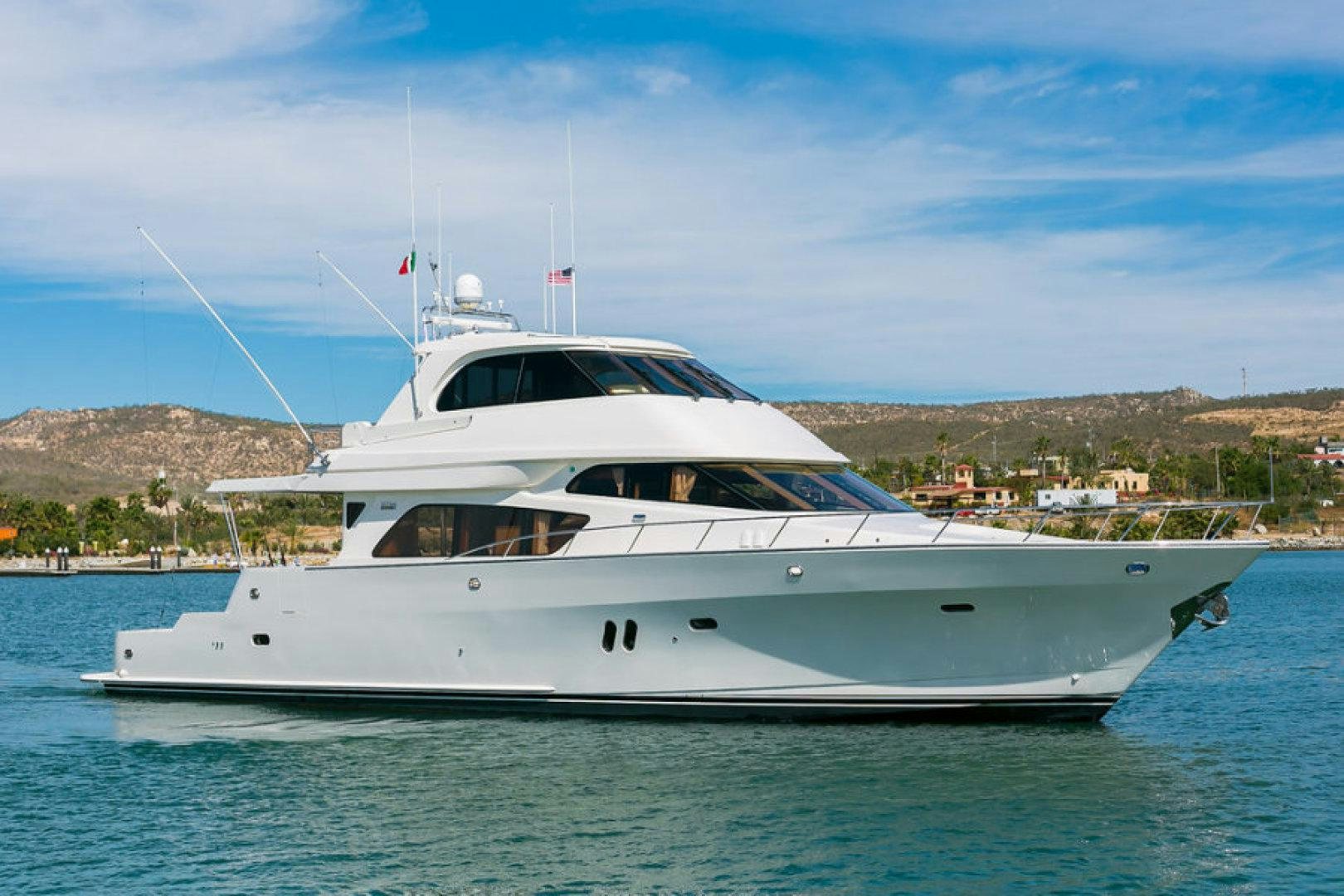 a white yacht in the water aboard CONDORS NEST Yacht for Sale