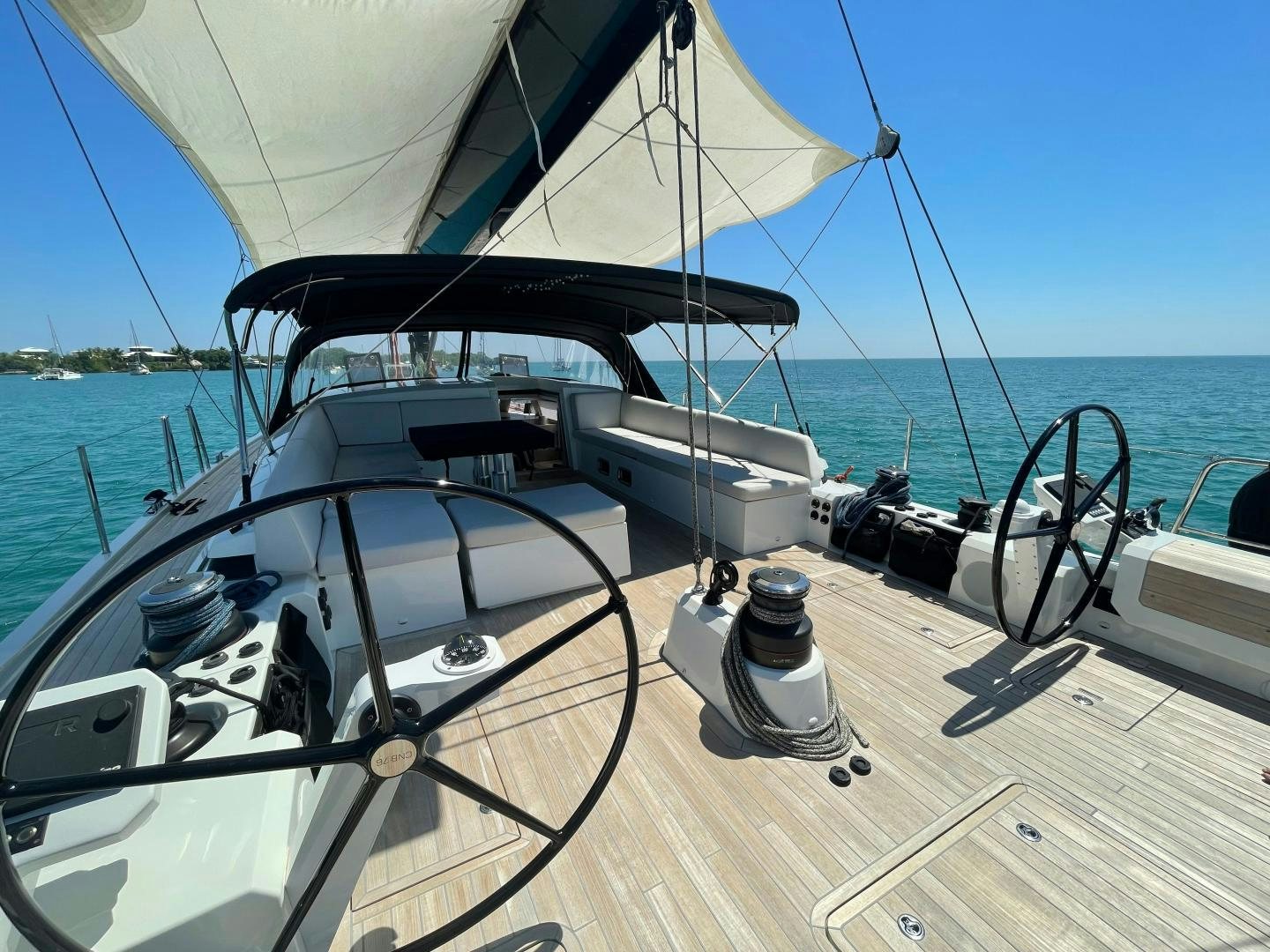 a boat on the water aboard KESTREL Yacht for Sale