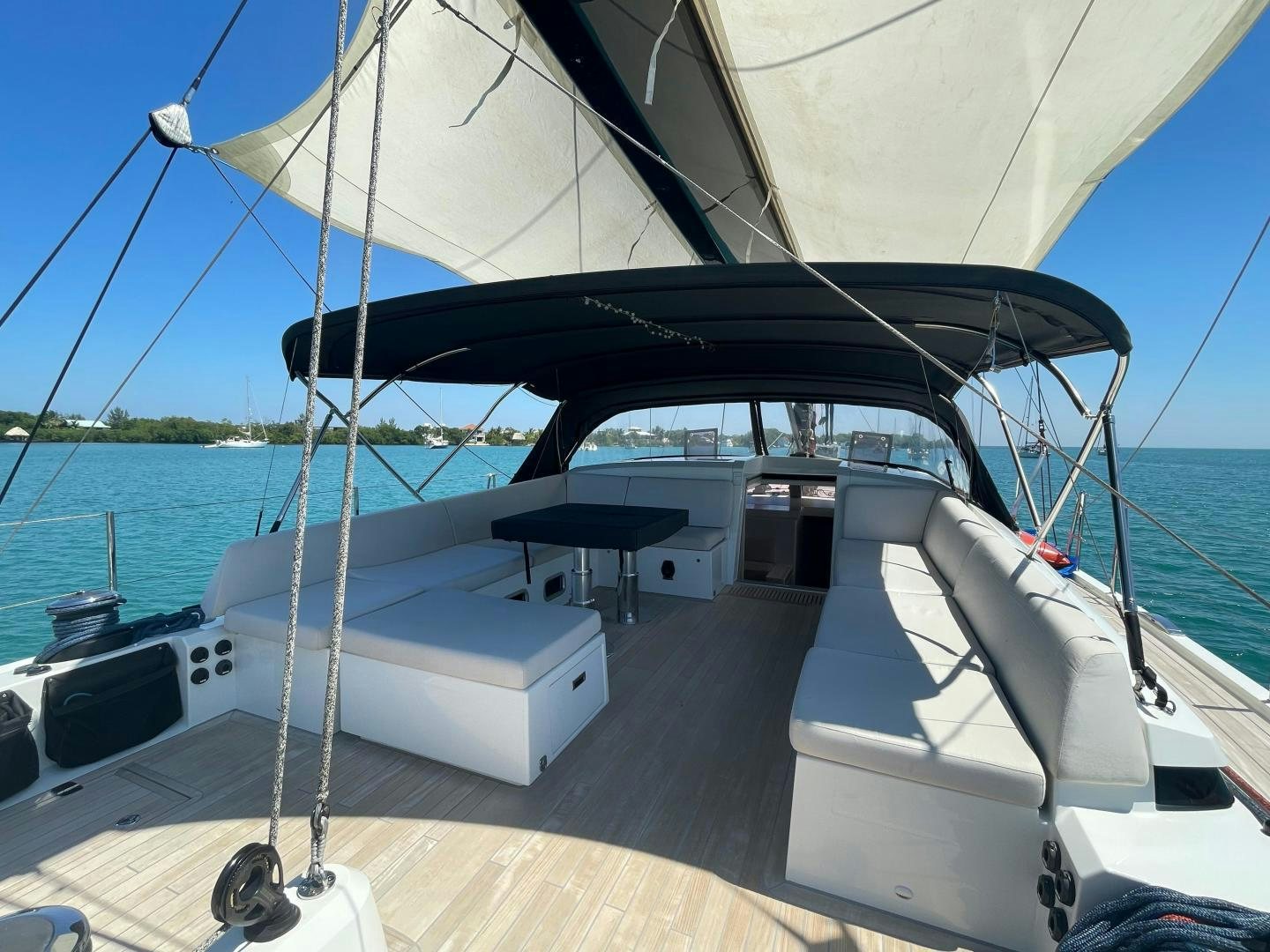 a boat on the water aboard KESTREL Yacht for Sale