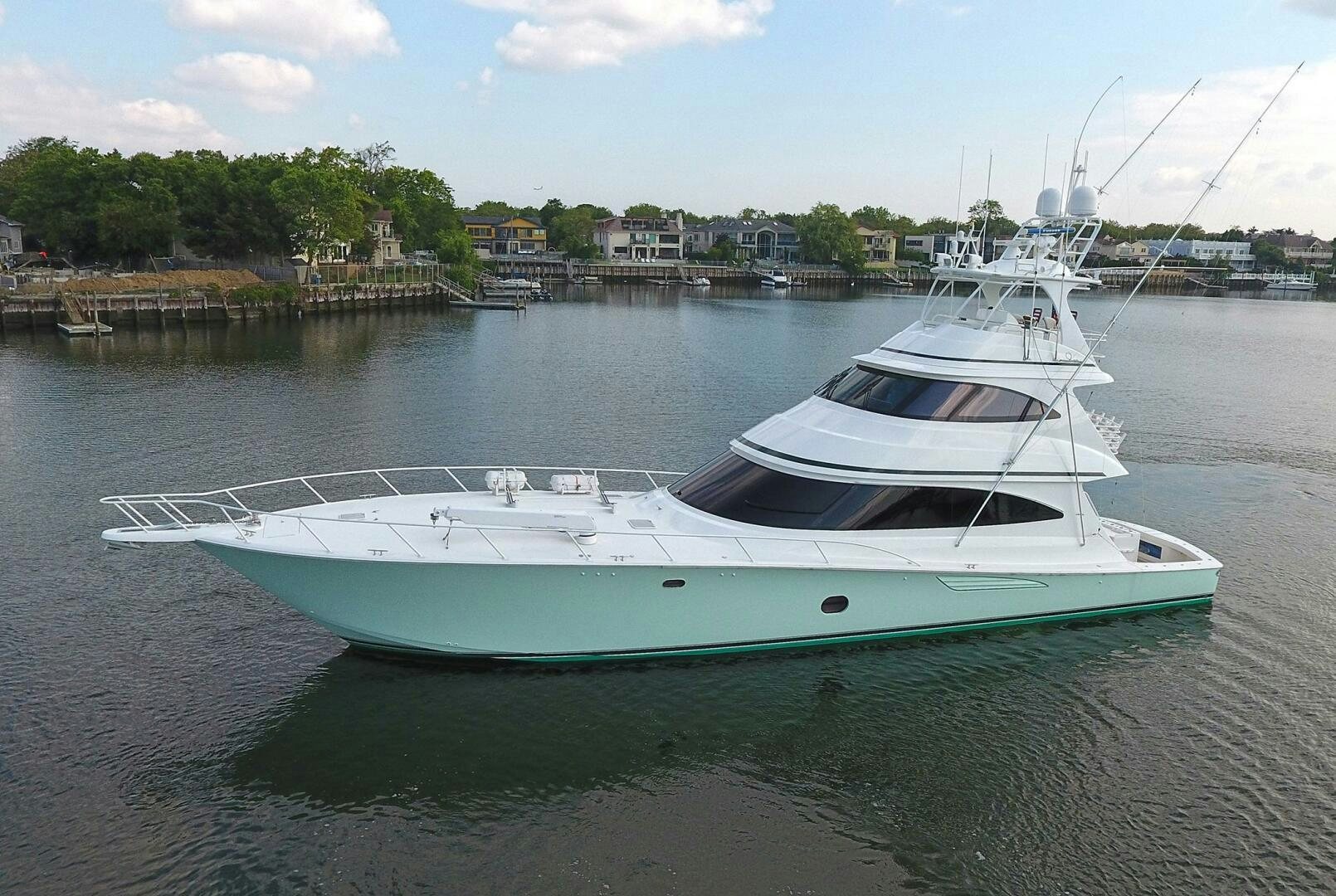 a boat in the water aboard ON THE EDGE Yacht for Sale
