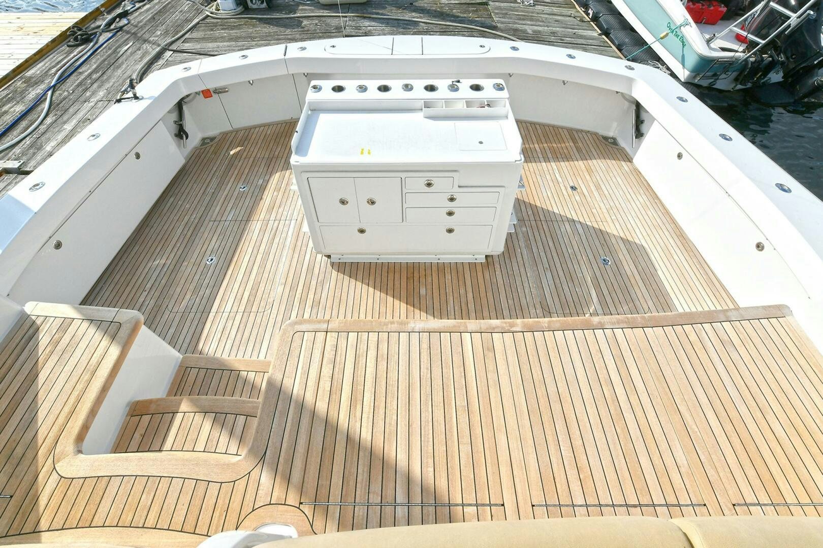 a white printer on a deck aboard ON THE EDGE Yacht for Sale