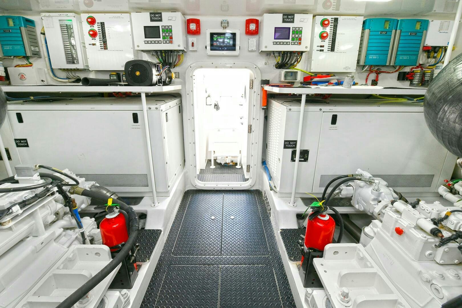 close-up of a machine aboard ON THE EDGE Yacht for Sale