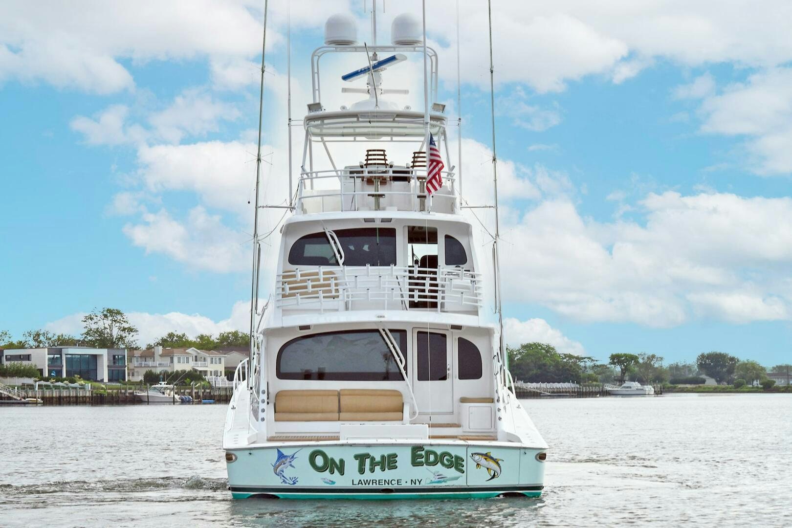 a boat on the water aboard ON THE EDGE Yacht for Sale
