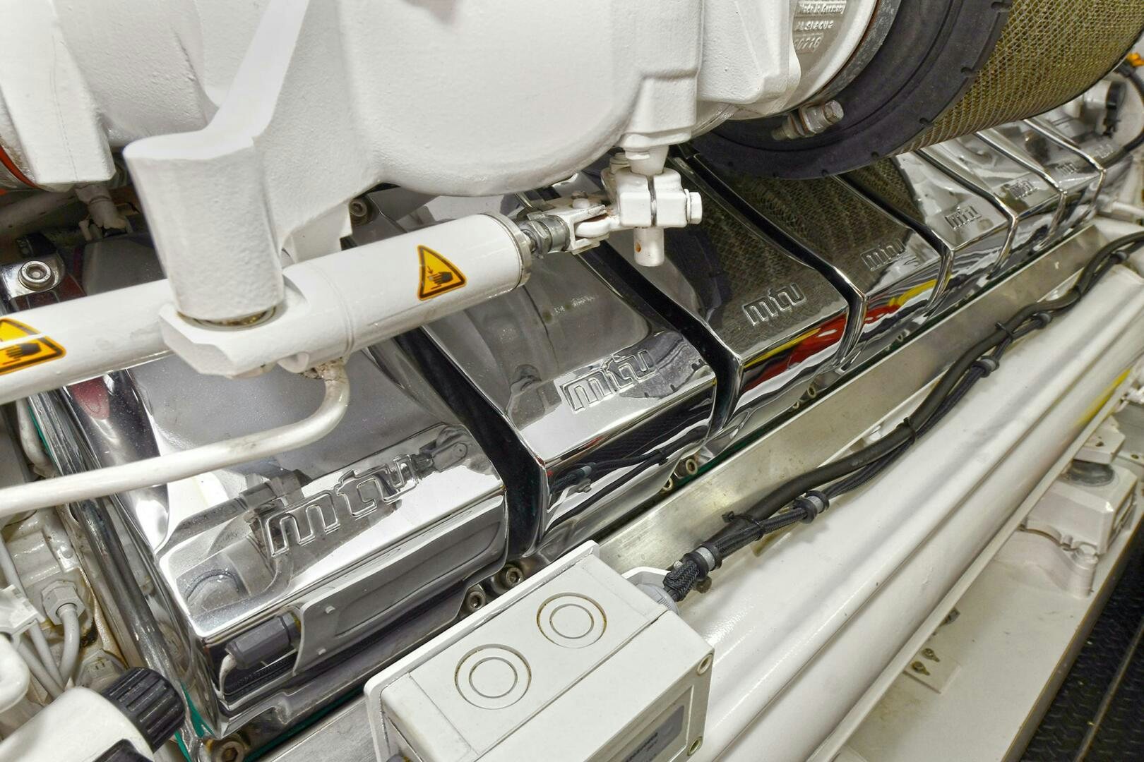a close-up of a machine aboard ON THE EDGE Yacht for Sale