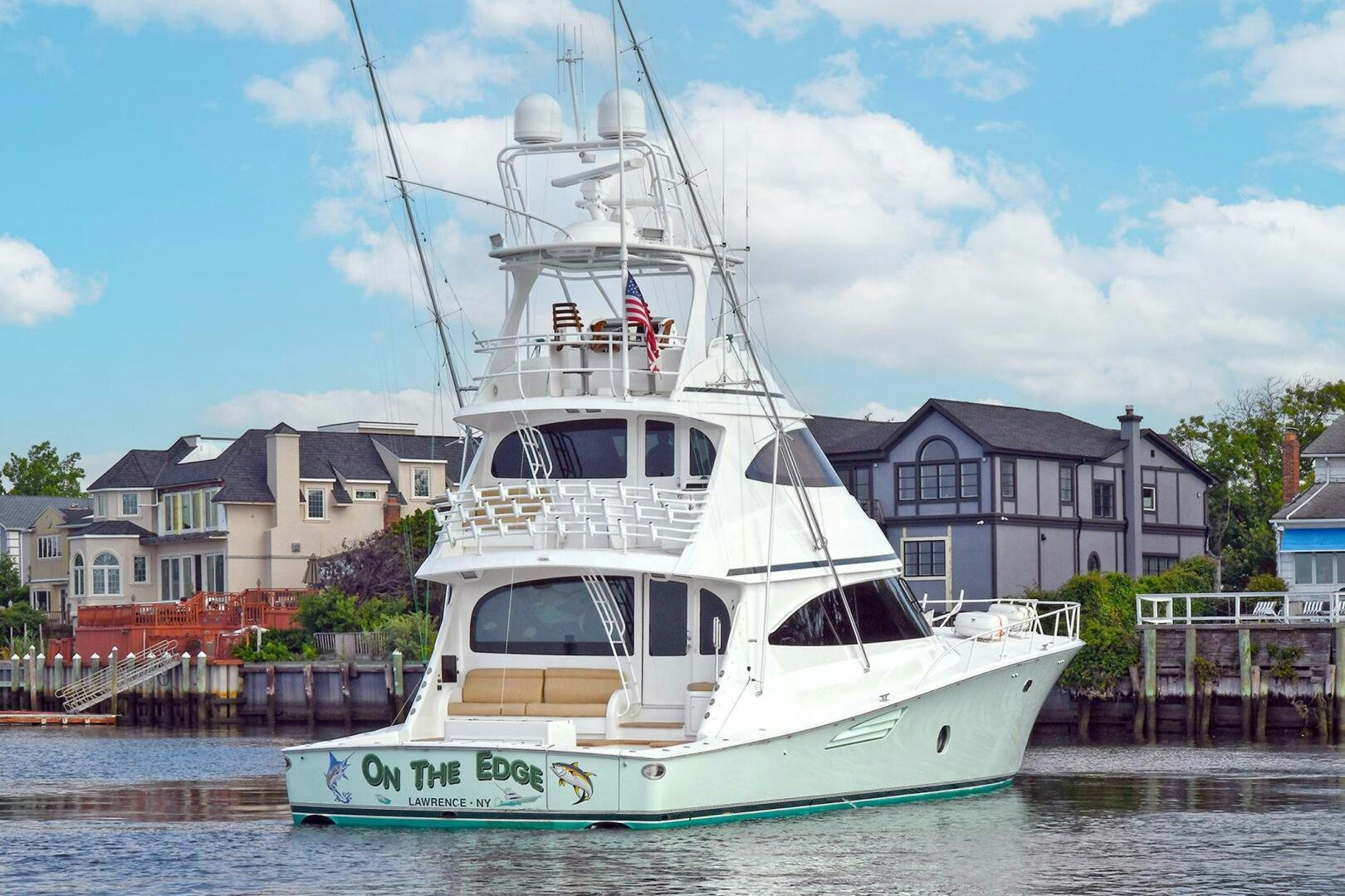 a boat on the water aboard ON THE EDGE Yacht for Sale