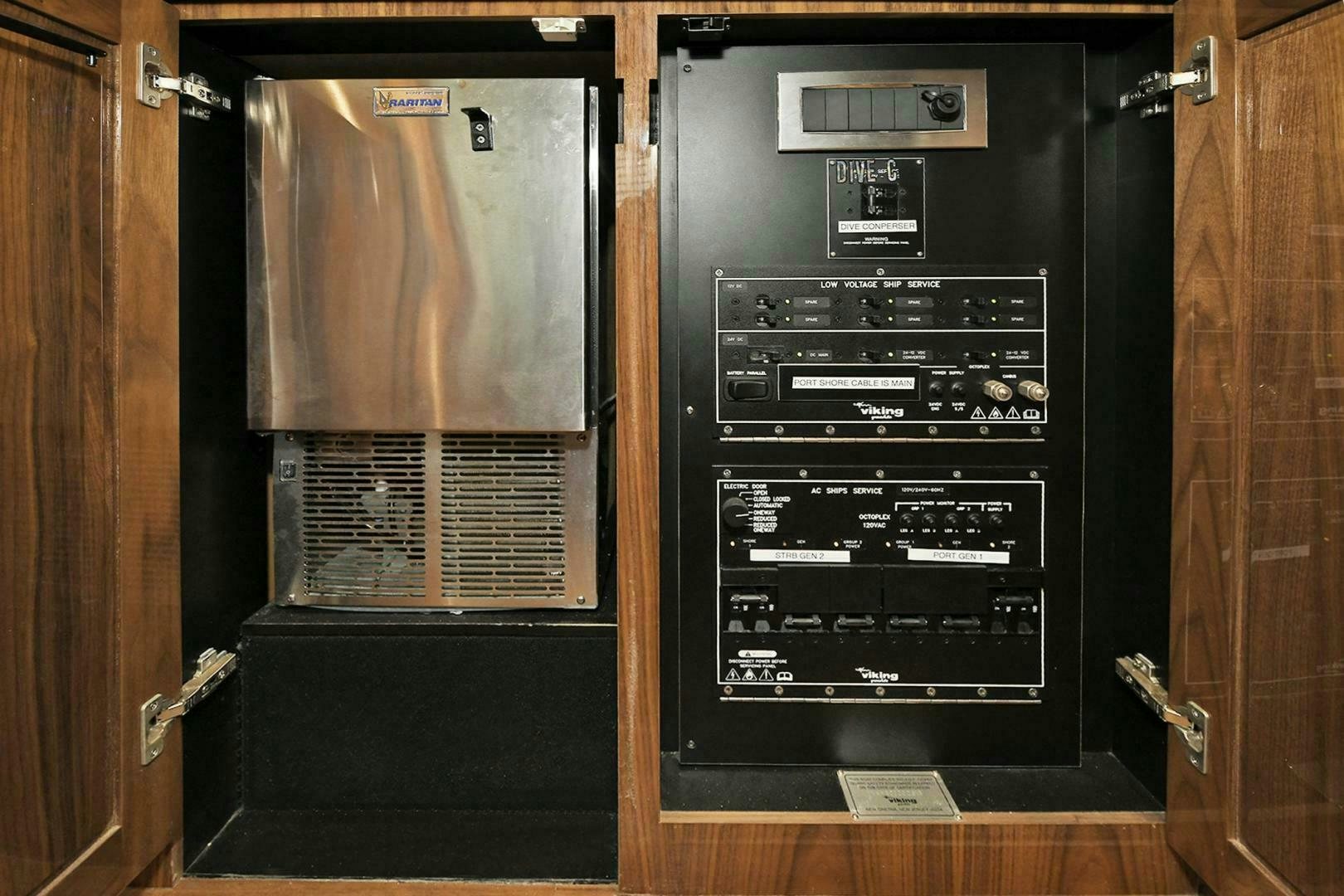 a black and silver machine aboard ON THE EDGE Yacht for Sale