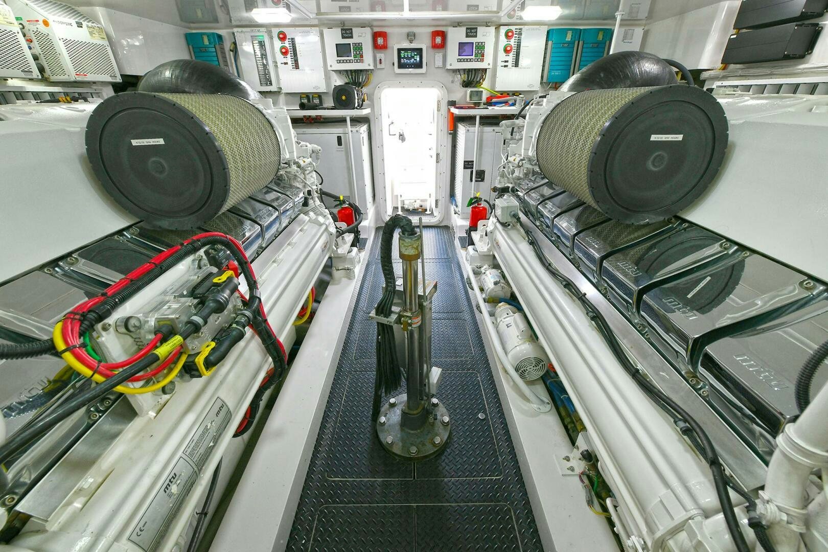 a close-up of a machine aboard ON THE EDGE Yacht for Sale