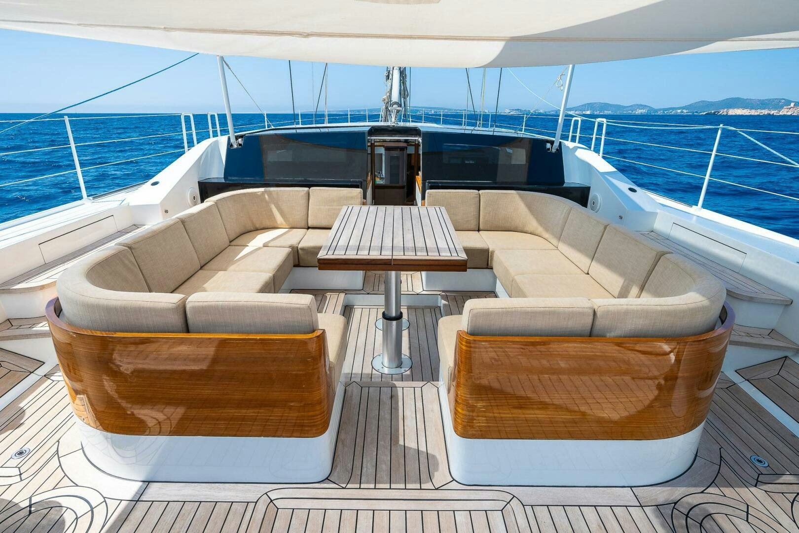a boat on the water aboard BLISS II Yacht for Sale