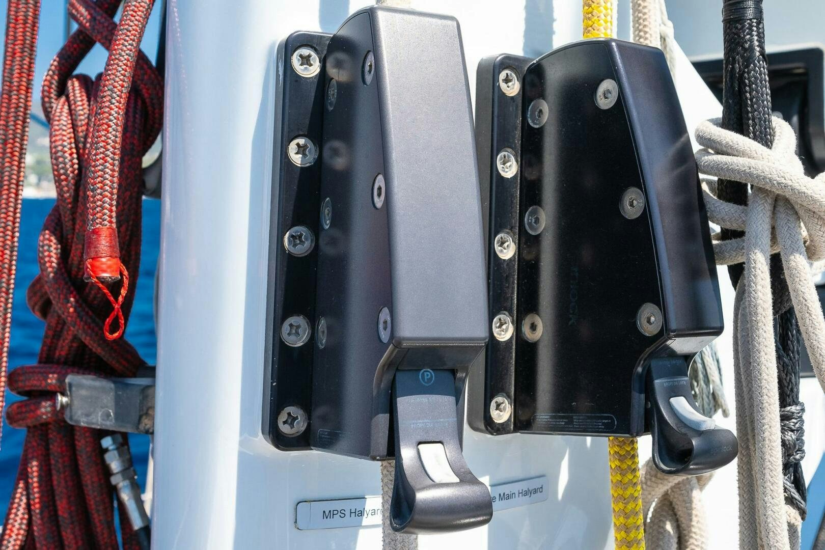 a group of black and silver military tanks aboard BLISS II Yacht for Sale