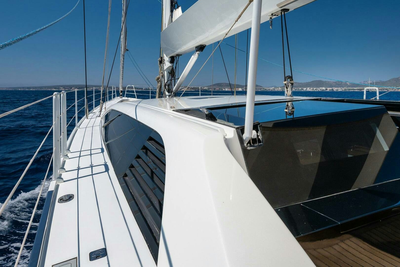 a boat on the water aboard BLISS II Yacht for Sale