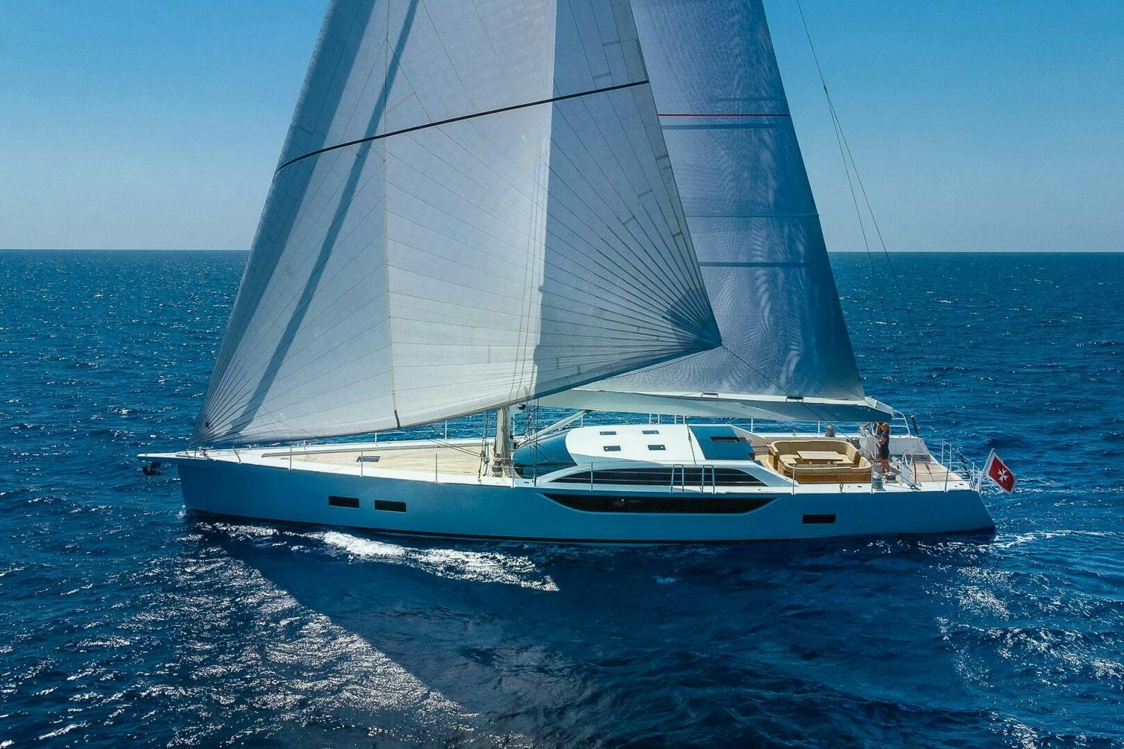 a boat on the water aboard BLISS II Yacht for Sale