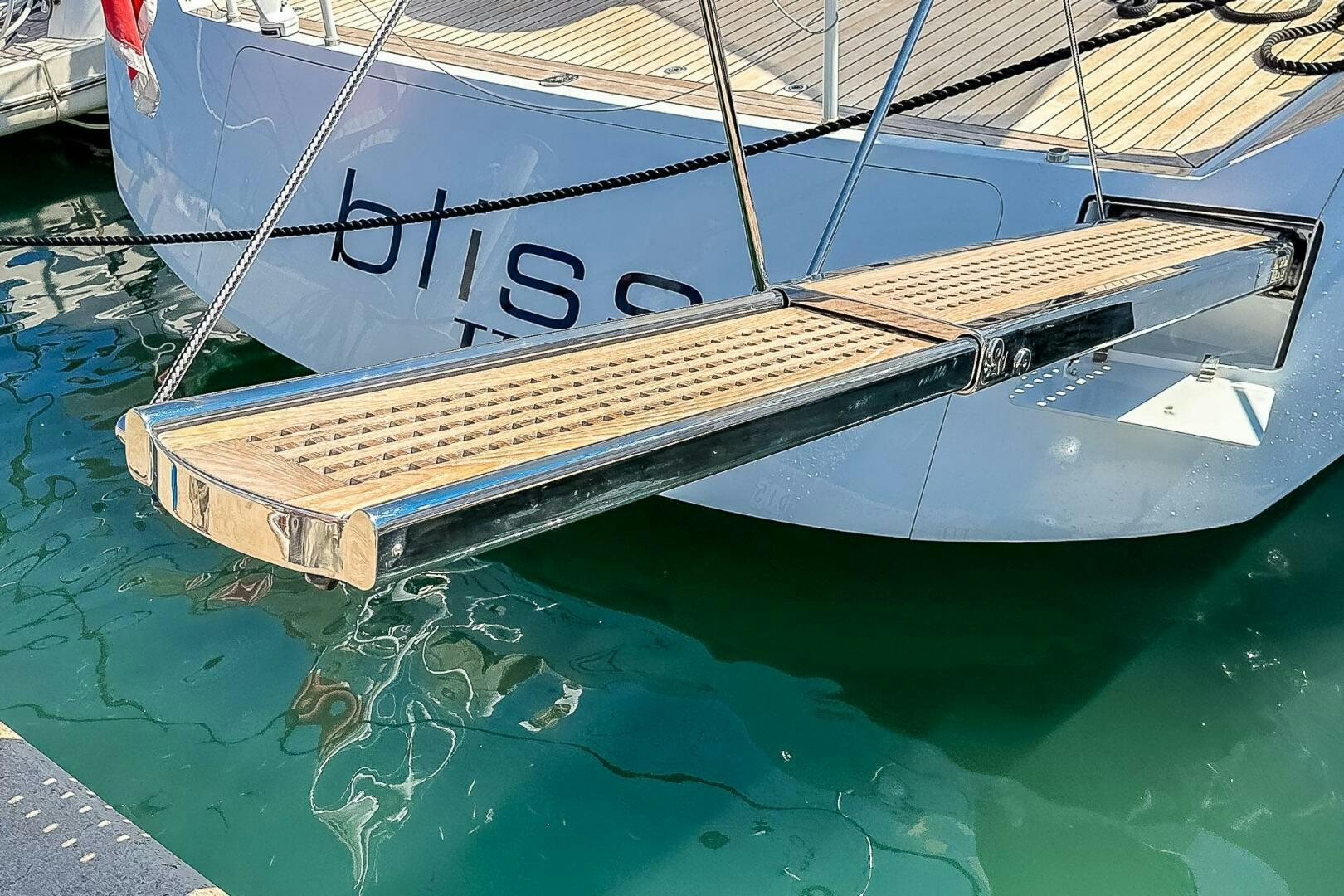 a boat in a body of water aboard BLISS II Yacht for Sale