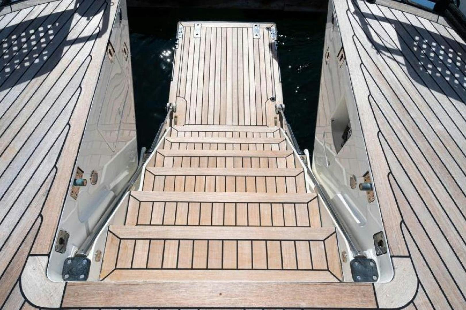 a set of stairs aboard PALIADOR Yacht for Sale