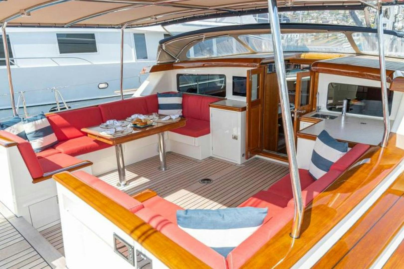 inside of a boat aboard PALIADOR Yacht for Sale