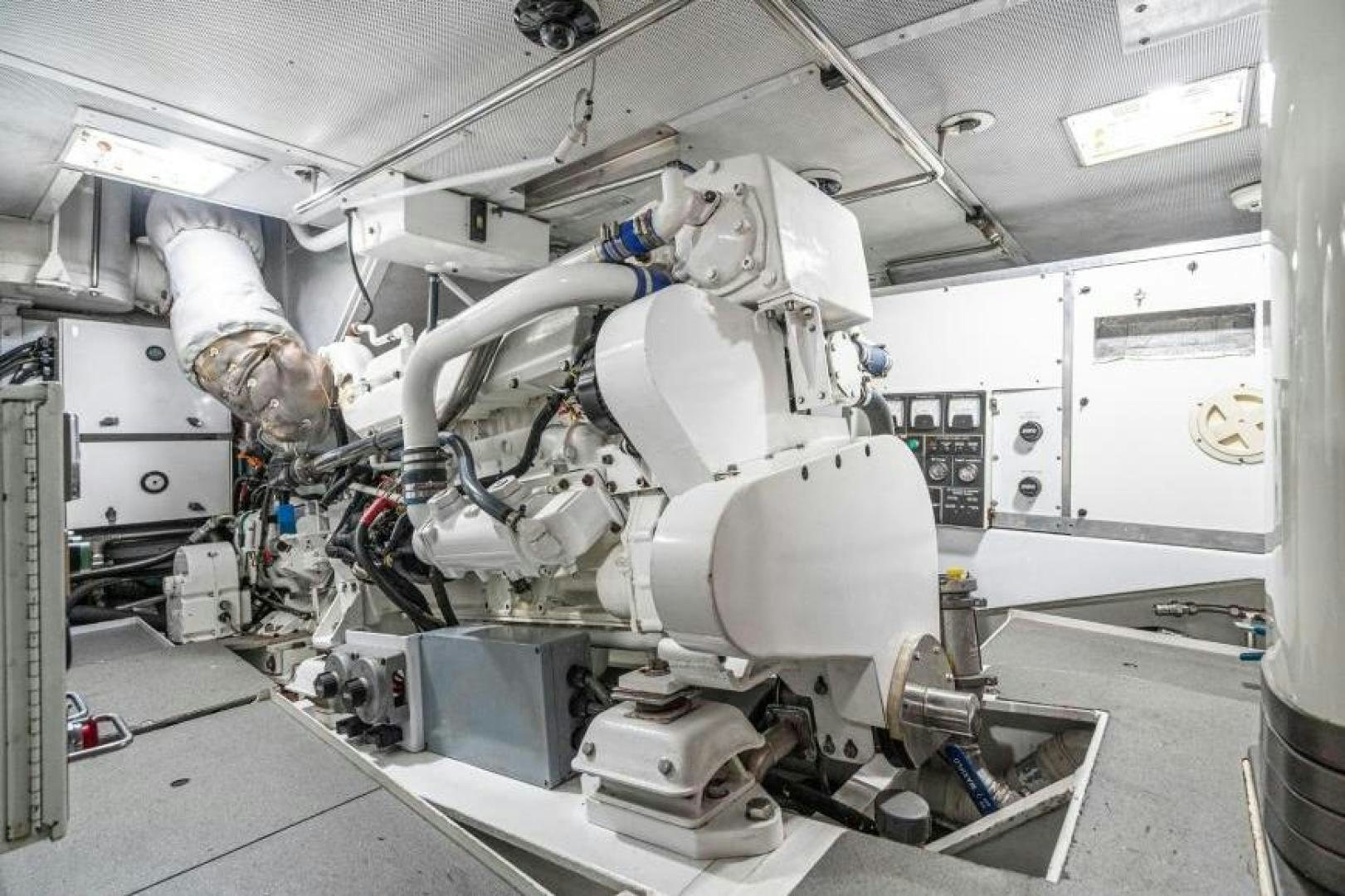 a machine with a large metal cylinder aboard PALIADOR Yacht for Sale